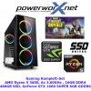 Gamer PC AMD Ryzen 5 3600 6 x 3,60GHz Nvidia GTX 1660 SUPER Grafik 16GB DDR4 480GB SSD RBG Tower